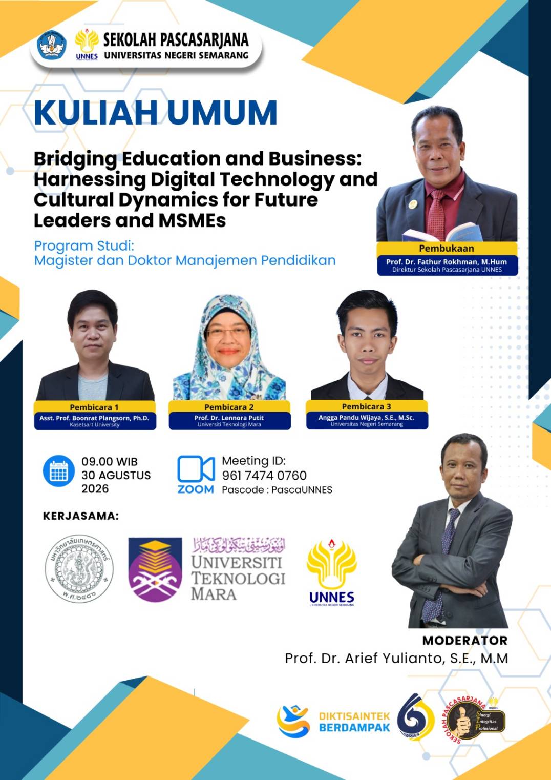 🎓 Guest Speaker at International Public Lecture (Kuliah Umum)